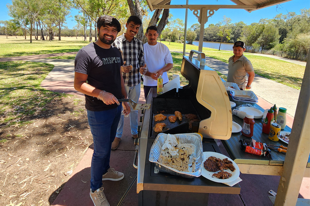 Building Skills & Friendships: A Bricklaying Student’s BBQ